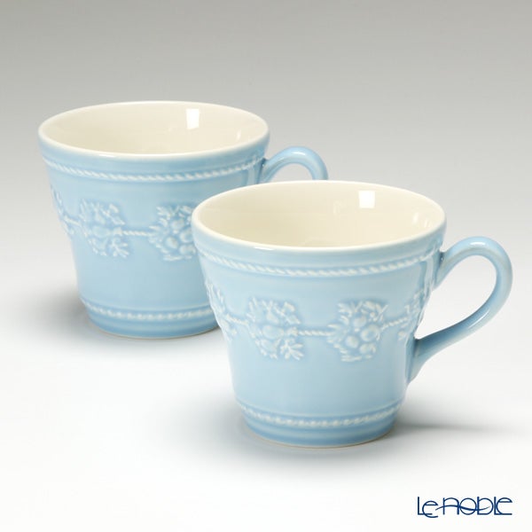 ウェッジウッド（Wedgwood） フェスティビティ マグ 350ml（ブルー） ペア