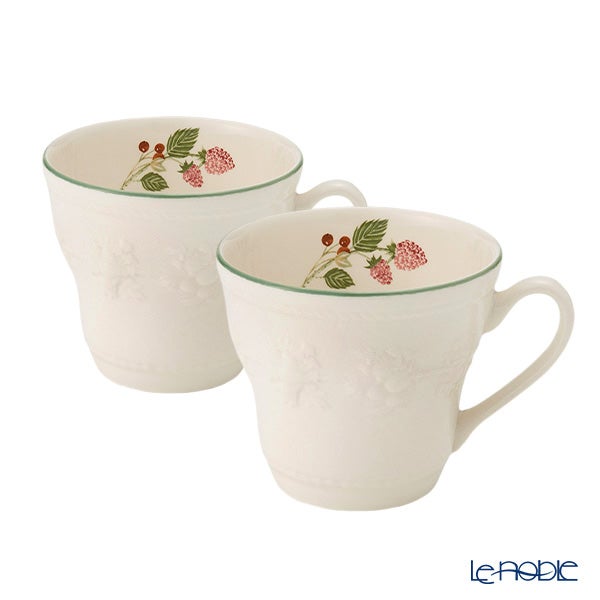 ウェッジウッド（Wedgwood） フェスティビティ マグ 350ml（ラズベリー） ペア