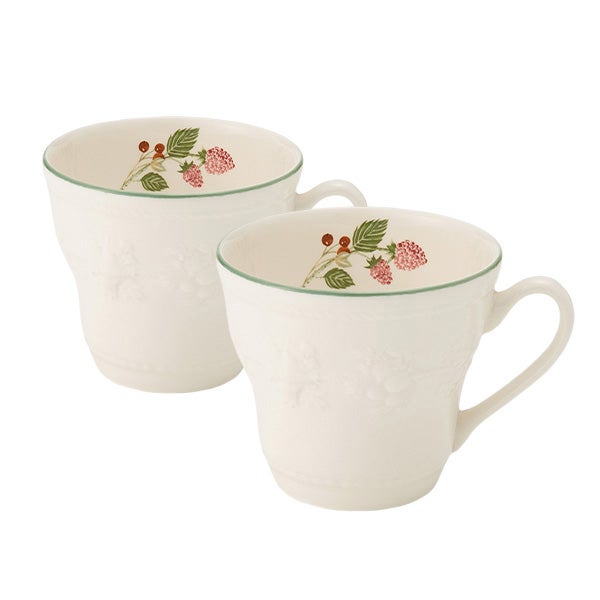 ウェッジウッド（Wedgwood） フェスティビティ マグ 350ml（ラズベリー） ペア