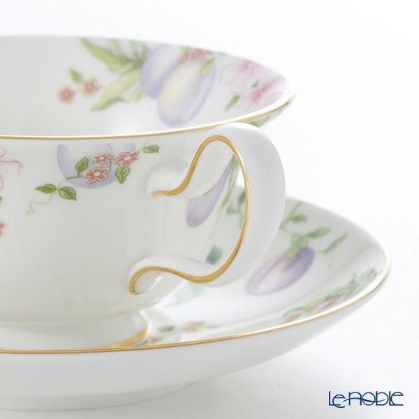 ウェッジウッド（Wedgwood） スウィートプラム ティーカップ＆ソーサー（ピオニー） 200ml ペア 【ブランドボックス付】