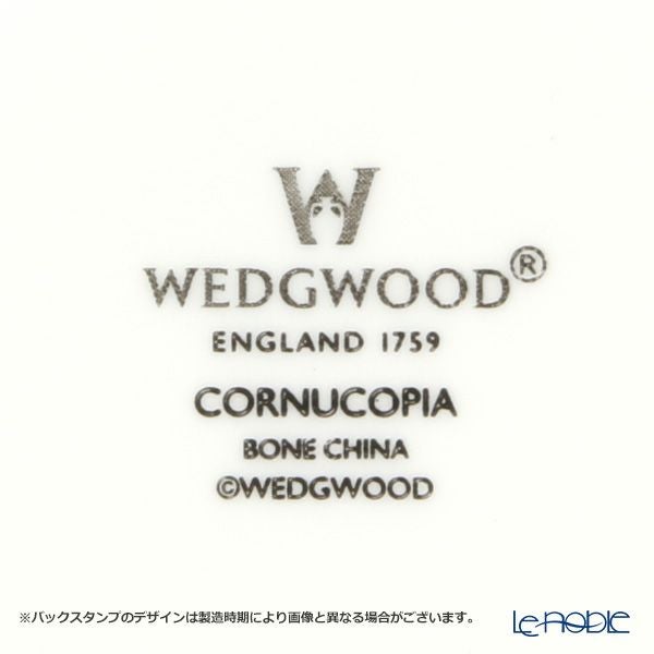 ウェッジウッド（Wedgwood） コーヌコピア ティーカップ＆ソーサー（ピオニー） 200ml ペア 【ブランドボックス付】