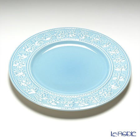 ウェッジウッド（Wedgwood） フェスティビティ プレート 27cm（アイボリー＆ブルー） ペア