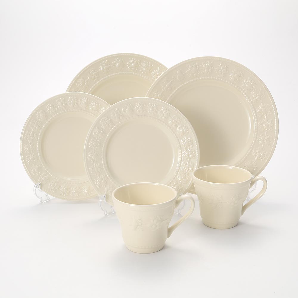 ウェッジウッド（Wedgwood） フェスティビティ スターターセット（マグ）（アイボリー） ペア
