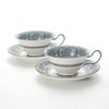 ウェッジウッド（Wedgwood） フロレンティーン ターコイズ ティーカップ＆ソーサー（ピオニー） 200ml ペア 【ブランドボックス付】