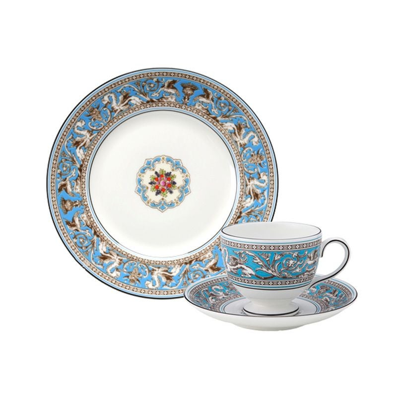 ウェッジウッド（Wedgwood） フロレンティーン ターコイズ トリオセット リー NEW