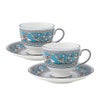 ウェッジウッド（Wedgwood） フロレンティーン ターコイズ ティーカップ＆ソーサー（リー）200ml ペア NEW