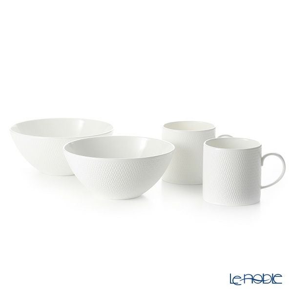 ウェッジウッド（Wedgwood） ジオ マグ 300ml ＆ ボウル 16cm セット ペア