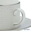 ウェッジウッド（Wedgwood） ジオ プラチナ ティーカップ＆ソーサー 250ml ペア