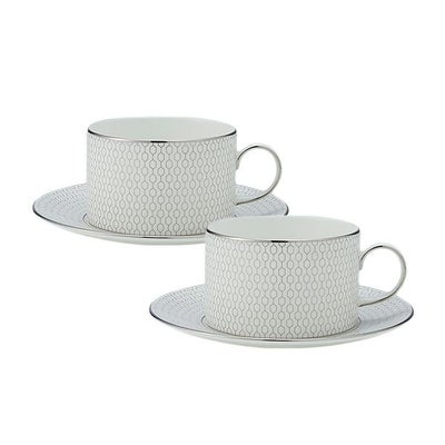 ウェッジウッド（Wedgwood） ジオ プラチナ ティーカップ＆ソーサー 