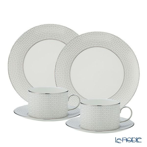 ウェッジウッド（Wedgwood） ジオ プラチナ トリオセット ティー ペア