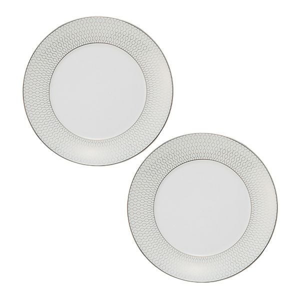 ウェッジウッド（Wedgwood） ジオ プラチナ プレート 17cm ペア