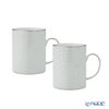 ウェッジウッド（Wedgwood） ジオ プラチナ マグカップ 350ml ペア