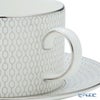 ウェッジウッド（Wedgwood） ジオ プラチナ ＆ ゴールド ティーカップ＆ソーサー 250ml ペア