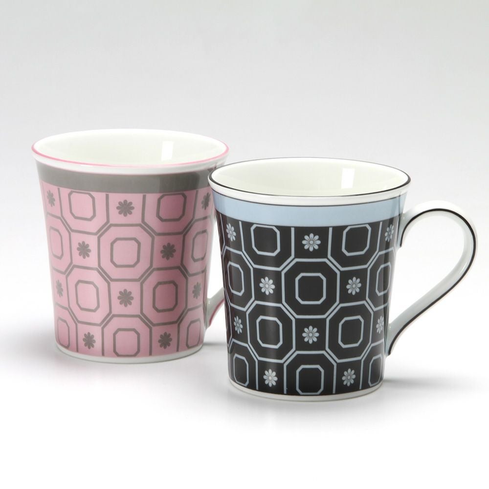 ウェッジウッド（Wedgwood） パラディオ マグ 300ml（ピンク＆ブルー