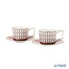 ウェッジウッド（Wedgwood） ルネッサンス レッド ティーカップ＆ソーサー 250ml ペア