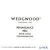 ウェッジウッド（Wedgwood） ルネッサンス レッド トリオセット