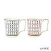 ウェッジウッド（Wedgwood） ルネッサンス ゴールド＆レッド マグカップ 300ml ペア