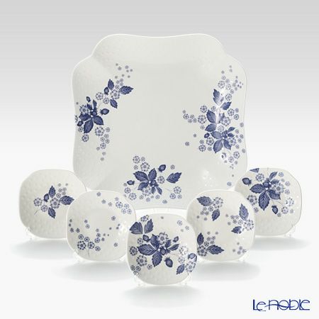 ウェッジウッド（Wedgwood） ストロベリーブルームインディゴ 5人用 6
