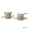 ウェッジウッド（Wedgwood） アンセミオン グレイ ティーカップ＆ソーサー ペア