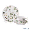 ウェッジウッド（Wedgwood） ワイルドストロベリー トリオセット ティー／デルフィ