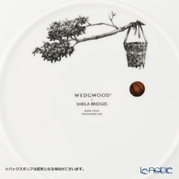ウェッジウッド（Wedgwood） シーラ・ブリッジス アクセントプレート 20cm 4枚セット 柄違い