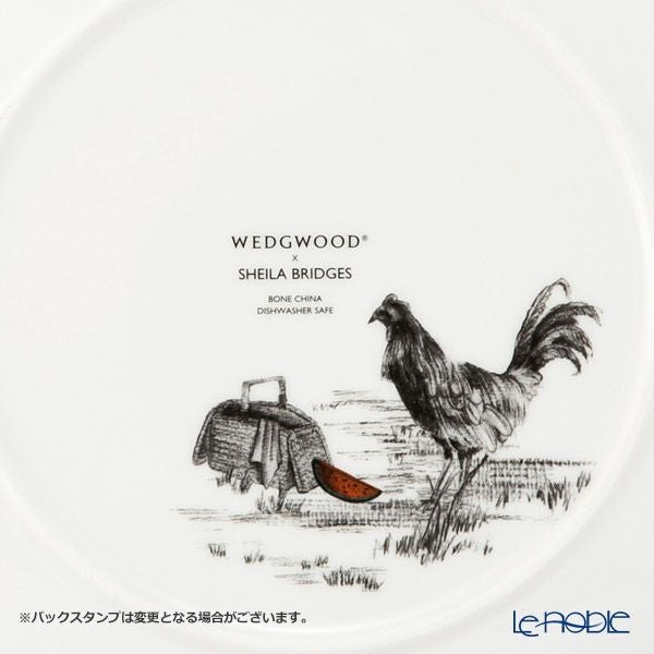 ウェッジウッド（Wedgwood） シーラ・ブリッジス プレート 20cm ＆マグカップ 2ピースセット ピクニック
