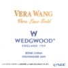 ウェッジウッド（Wedgwood） ヴェラ・ウォン ヴェラレース ゴールド マグカップ 300ml ペア