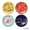 ウェッジウッド（Wedgwood）ワンダーラスト プレート 20cm 4枚セット イエロー／レッド／グリーン／ブルー
