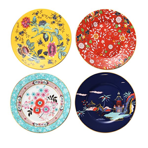 新品！ ウェッジウッド ワンダーラスト プレート20cm 4枚 ウェッジウッド（Wedgwood）ワンダーラスト プレート 20cm 4枚セット
