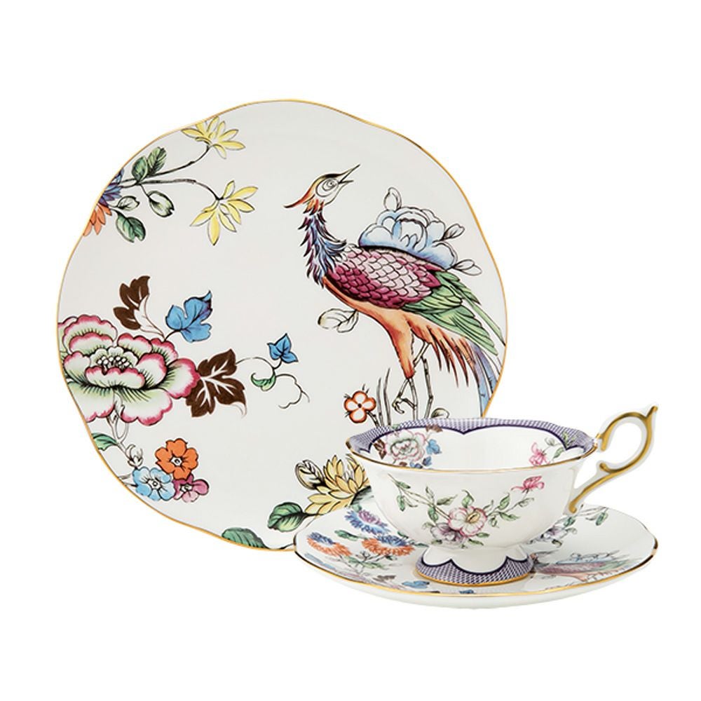 【レア美品】ウェッジウッド★オルレアン★トリオ ウェッジウッド（Wedgwood） アンセミオン グレイ トリオセット ペア