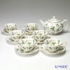 ウェッジウッド（Wedgwood） ワイルドストロベリー ティーカップ＆ソーサー（ピオニー）＆ティーポット 7点セット