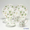 ウェッジウッド（Wedgwood） ワイルドストロベリー ビーカー（マグ） デルフィ＆プレート＆ボウル 6点セット