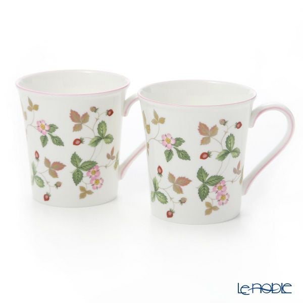 ウェッジウッド（Wedgwood） ワイルドストロベリー カジュアル マグ 300ml ピンク ペア
