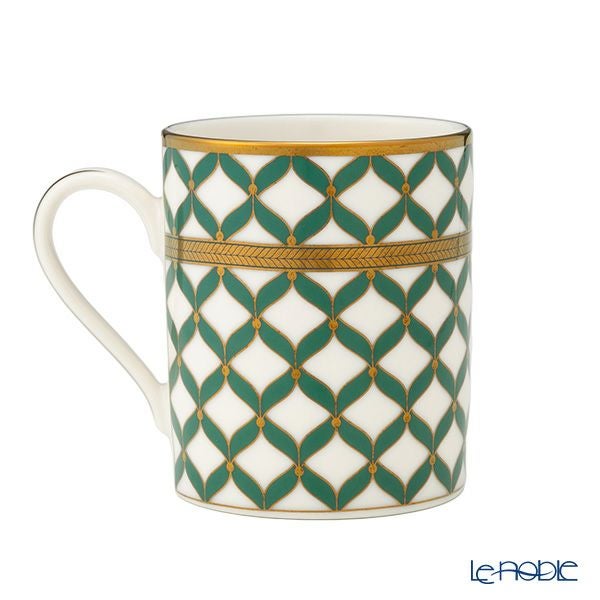 オヴェルデ ムーンウォーカー コレクション マグカップ No.3-A グリーンホワイト 330ml
