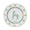 ヘレンド (HEREND) ゾディアック イヤーズプレート 2026年／令和8年 午（馬 うま）【プレート立て付】