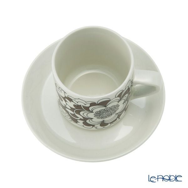 【1点限り】北欧ヴィンテージ アラビア（ARABIA） ガーデニア／Gardenia カップ＆ソーサー