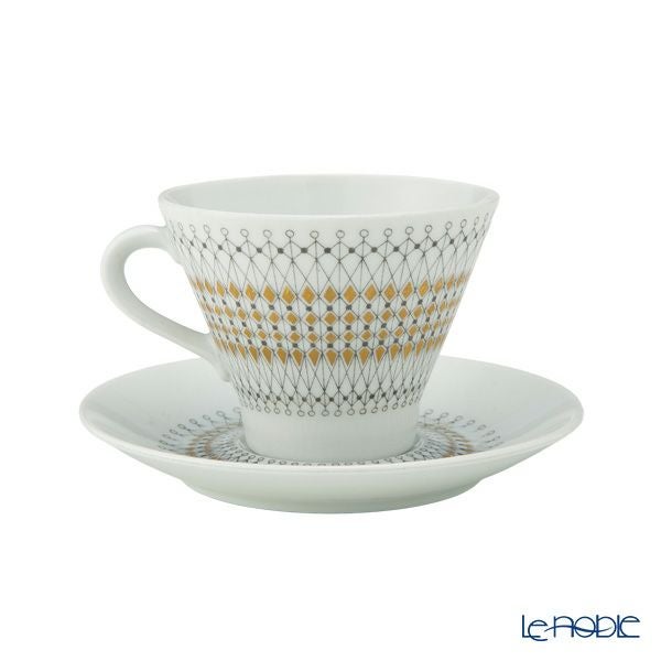 【1点限り】北欧ヴィンテージ アラビア（ARABIA） クラウン（クルーヌ）／Crown コーヒーカップ＆ソーサー