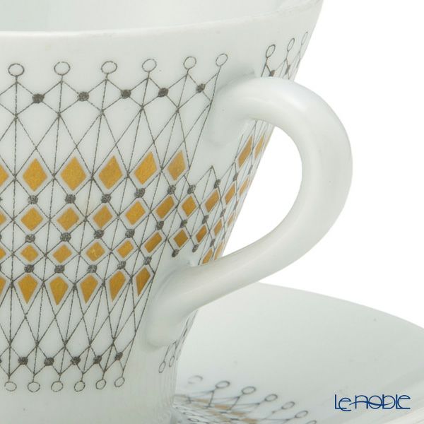 【1点限り】北欧ヴィンテージ アラビア（ARABIA） クラウン（クルーヌ）／Crown コーヒーカップ＆ソーサー