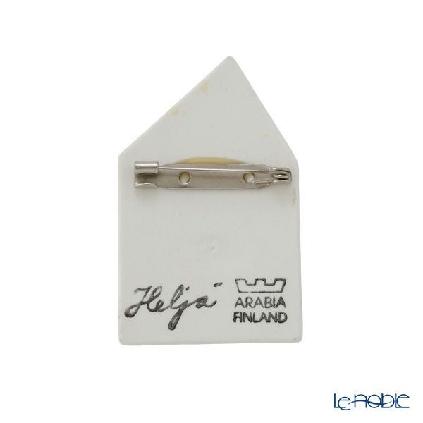 【1点限り】北欧ヴィンテージ アラビア（ARABIA）あなたにバラをあげたい ブローチ