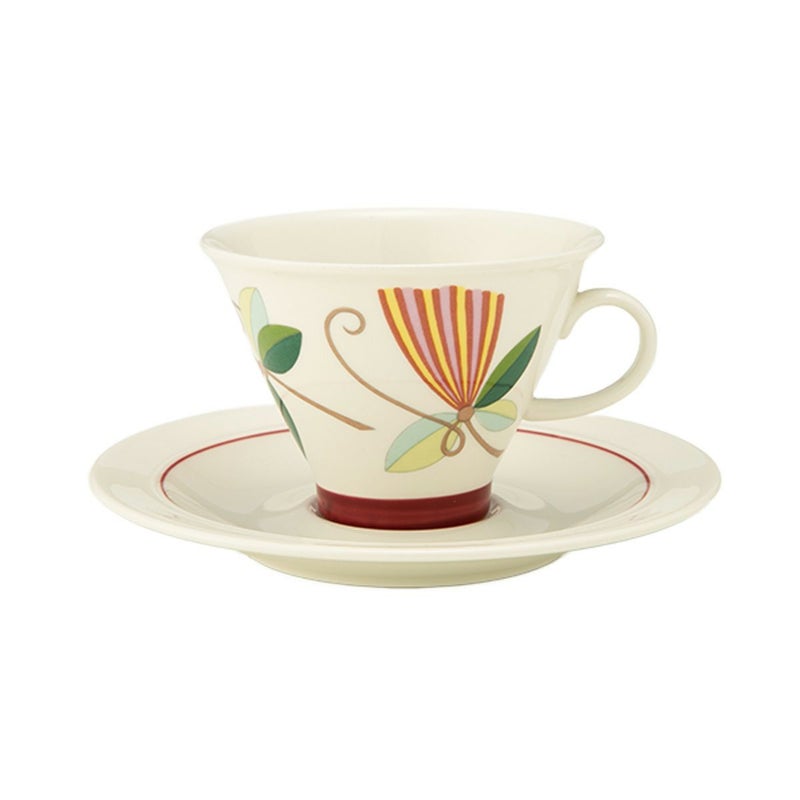 【1点限り】北欧ヴィンテージ アラビア（ARABIA） ハーレクインカーニバル コーヒーカップ＆ソーサー