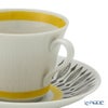 【1点限り】北欧ヴィンテージ ロールストランド（RORSTRAND）ブライトイエローリーフ コーヒーカップ＆ソーサー