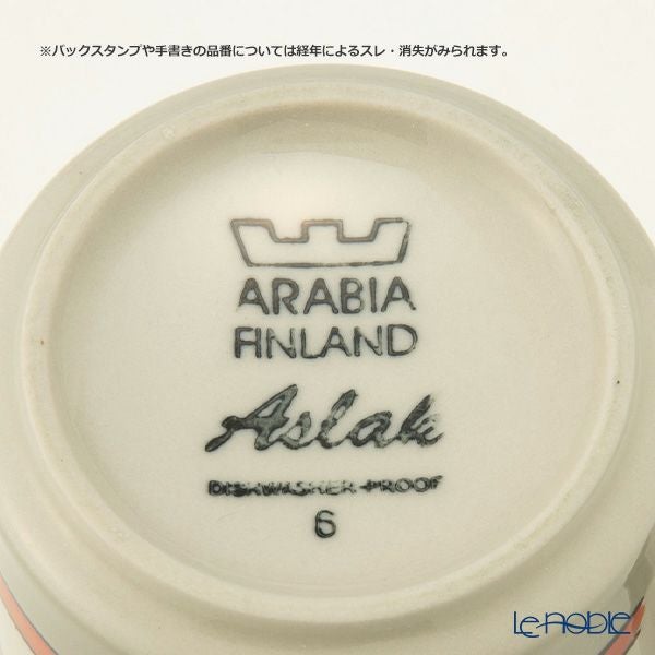 【1点限り】北欧ヴィンテージ アラビア（ARABIA） アスラク／Aslak コーヒーカップ＆ソーサー