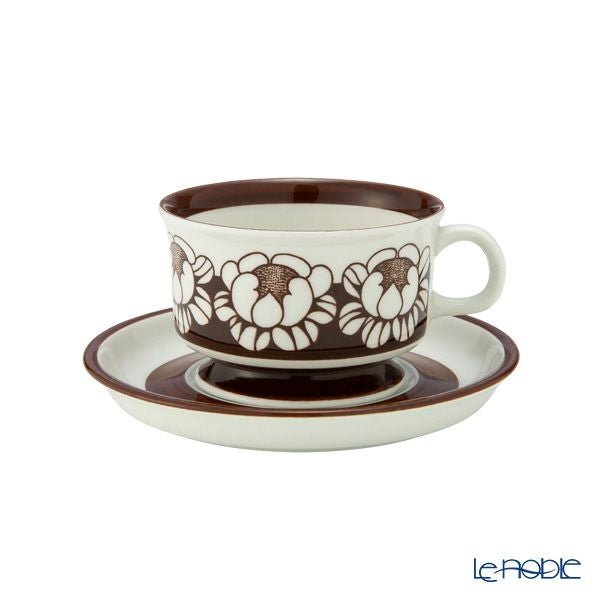 【1点限り】北欧ヴィンテージ アラビア（ARABIA） カトリッリ／Katrilli モカカップ＆ソーサー