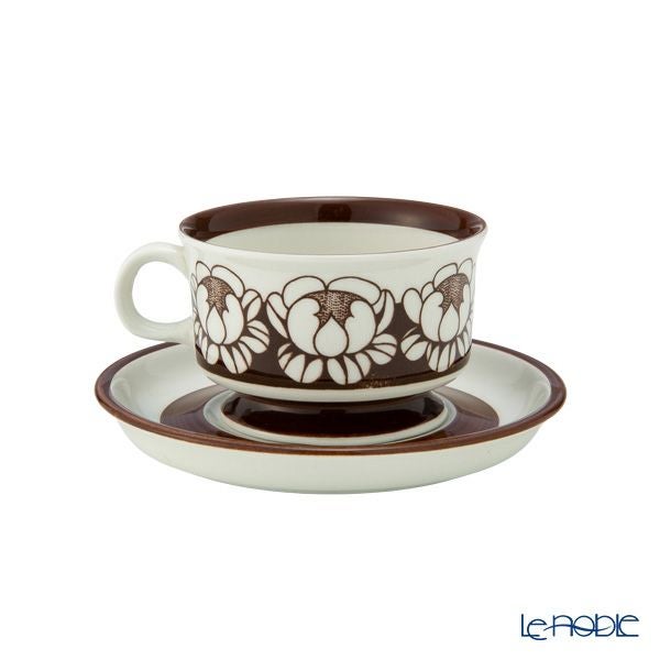 【1点限り】北欧ヴィンテージ アラビア（ARABIA） カトリッリ／Katrilli モカカップ＆ソーサー