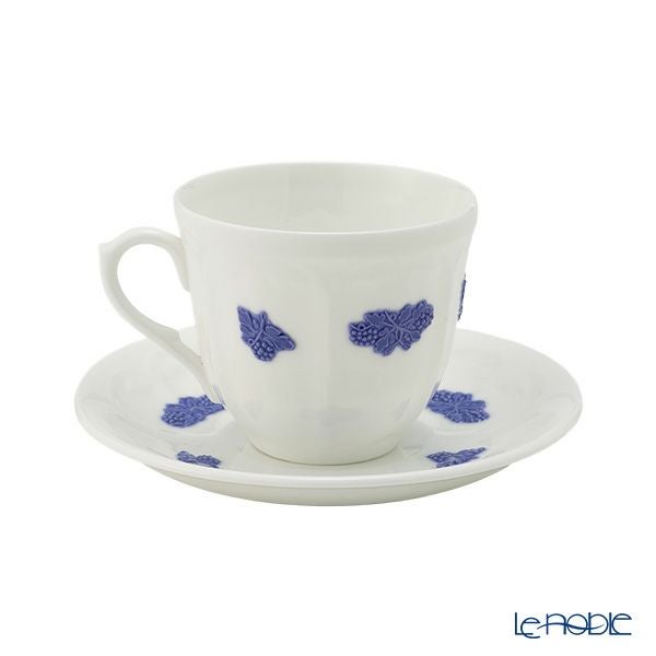 【1点限り】北欧ヴィンテージ グスタフスベリ（GUSTAVSBERG） ブラブロム／Bla Blom コーヒーカップ＆ソーサー 180ml