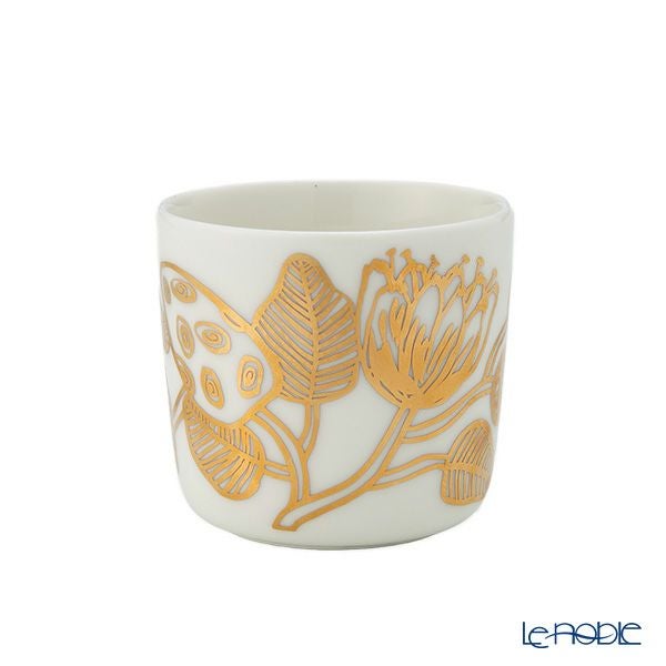 マリメッコ（marimekko） Tiara ティアラ コーヒーカップ 200ml ホワイト×ゴールド 074547-120／25AW