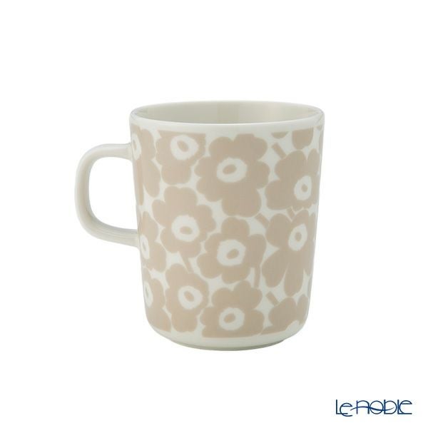 マリメッコ（marimekko） Pikkuinen Unikko ウニッコ マグカップ 250ml ホワイト×ベージュ 074533-120／25AW