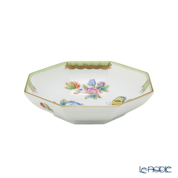 ヘレンド ヴィクトリア・ブーケ VBO 小皿 オクタゴナル 11cm 04307-1-00