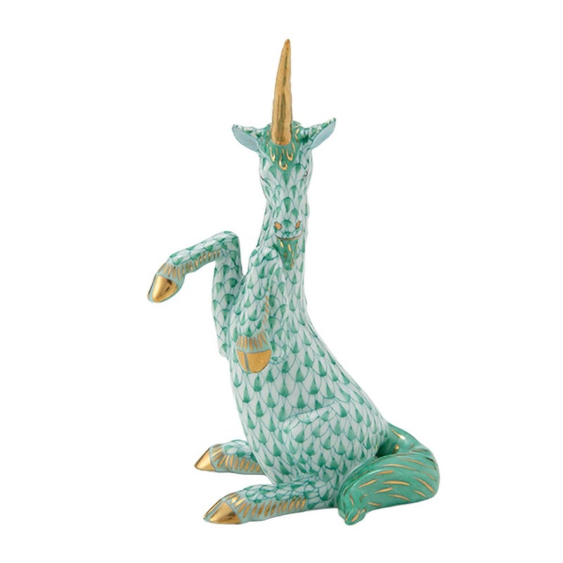 ヘレンド (HEREND) ヘレンド (HEREND)人形 VHV ユニコーン エカイユグリーン 15360-0-00