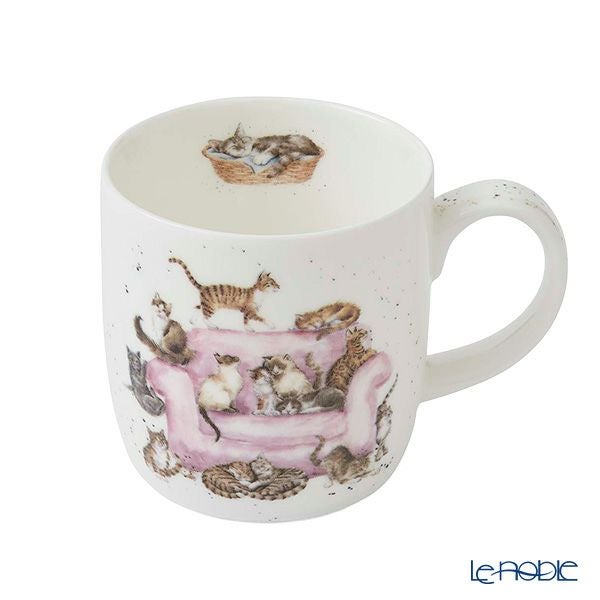 ロイヤル・ウースター レンデル マグカップ Cattitude ネコ 310ml